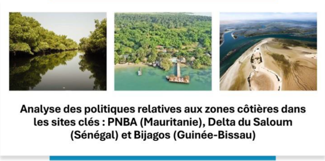 Three photos in a row, showing Senegal, Guinea Bissau and Mauritania